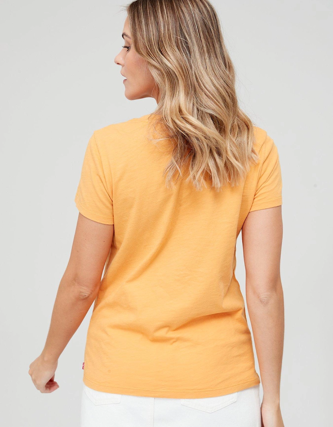 Graphic Perfect Vneck - Golden Nugget - Yellow