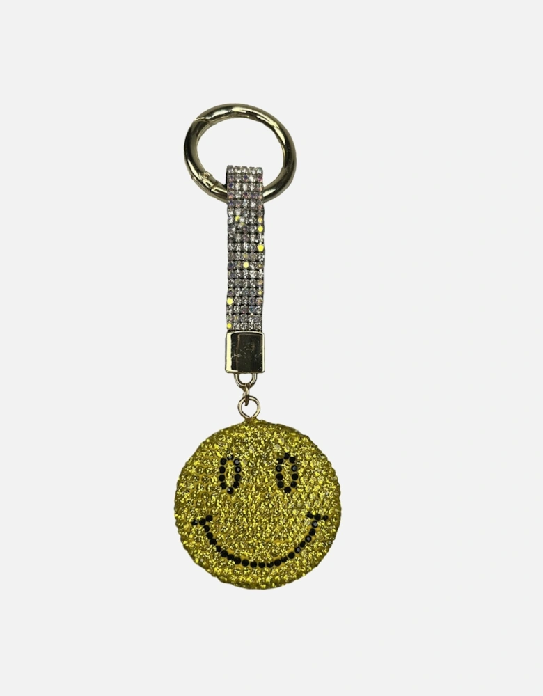Yellow Smiley Face Keyring