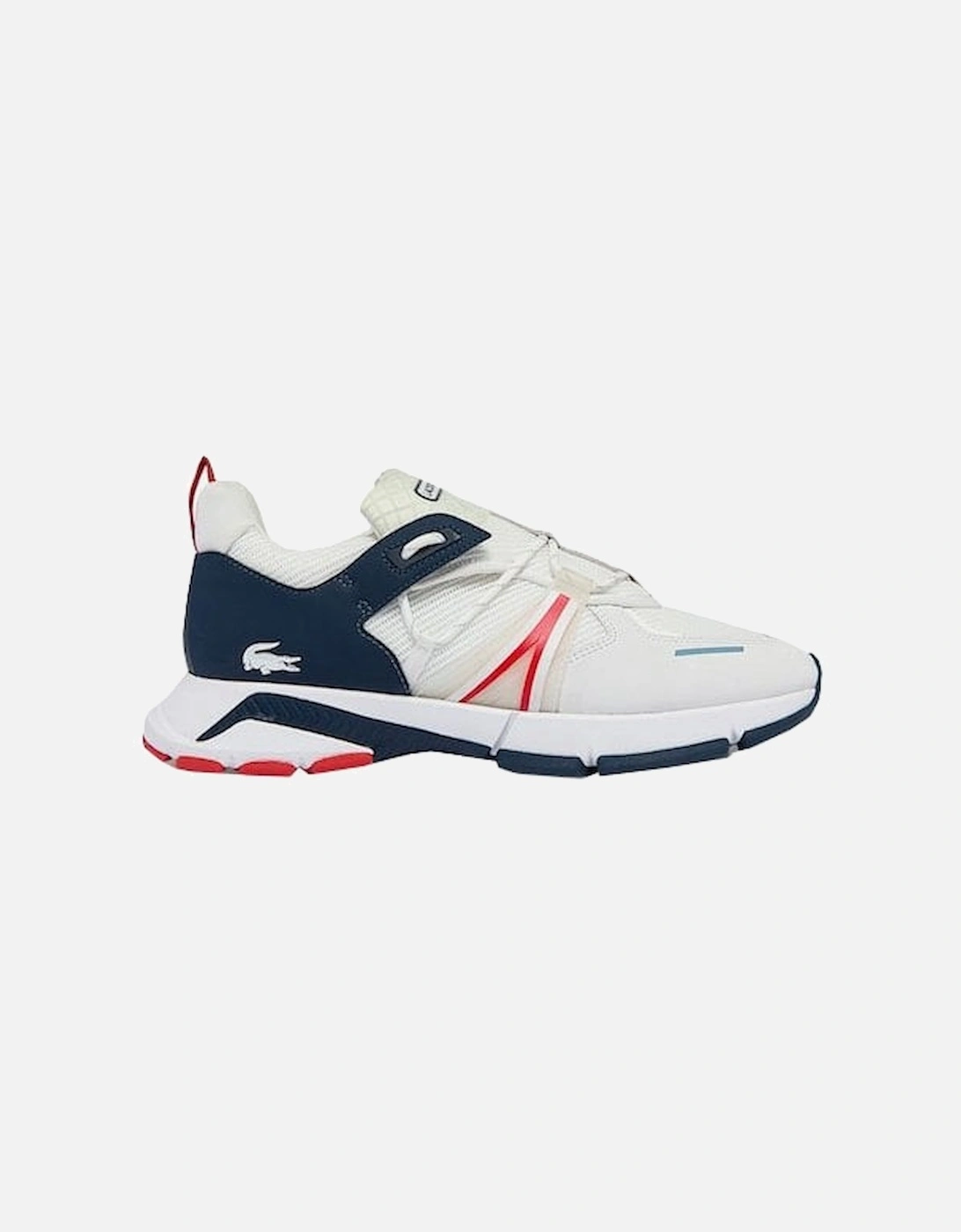 Men's L003 White Navy And Red Trainers., 7 of 6