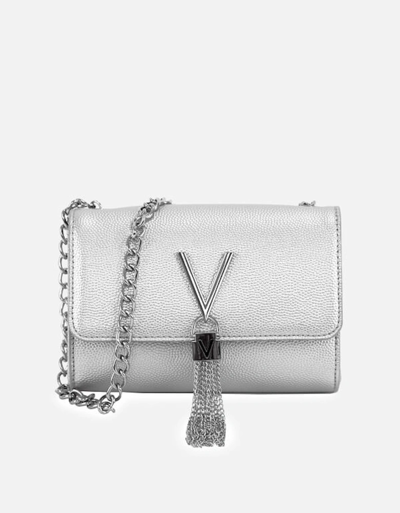 Home - Designer Handbags for Women - Designer Shoulder Bags - Women's Divina Small Shoulder Bag - Silver - - Women's Divina Small Shoulder Bag - Silver