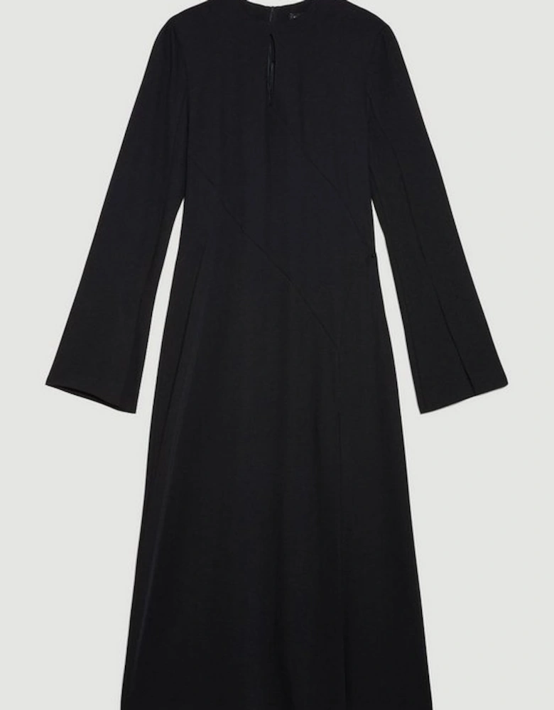 Long Sleeve Column Maxi Dress