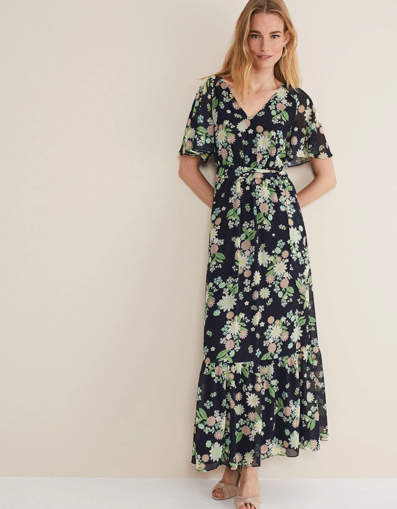 Georgie Floral Tiered Maxi Dress