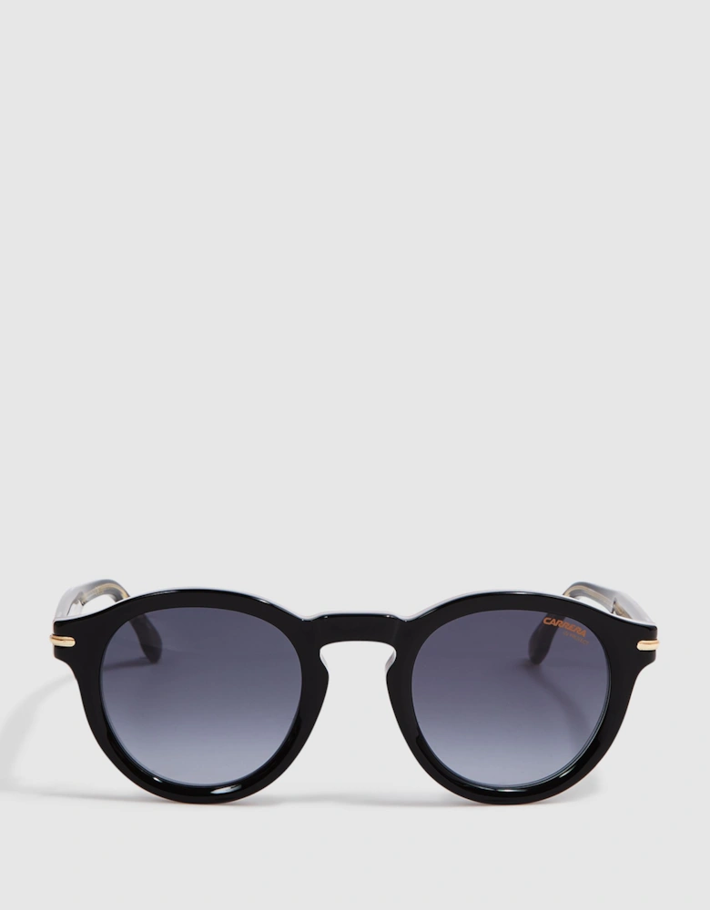 Carrera Eyewear Round Tortoiseshell Sunglasses