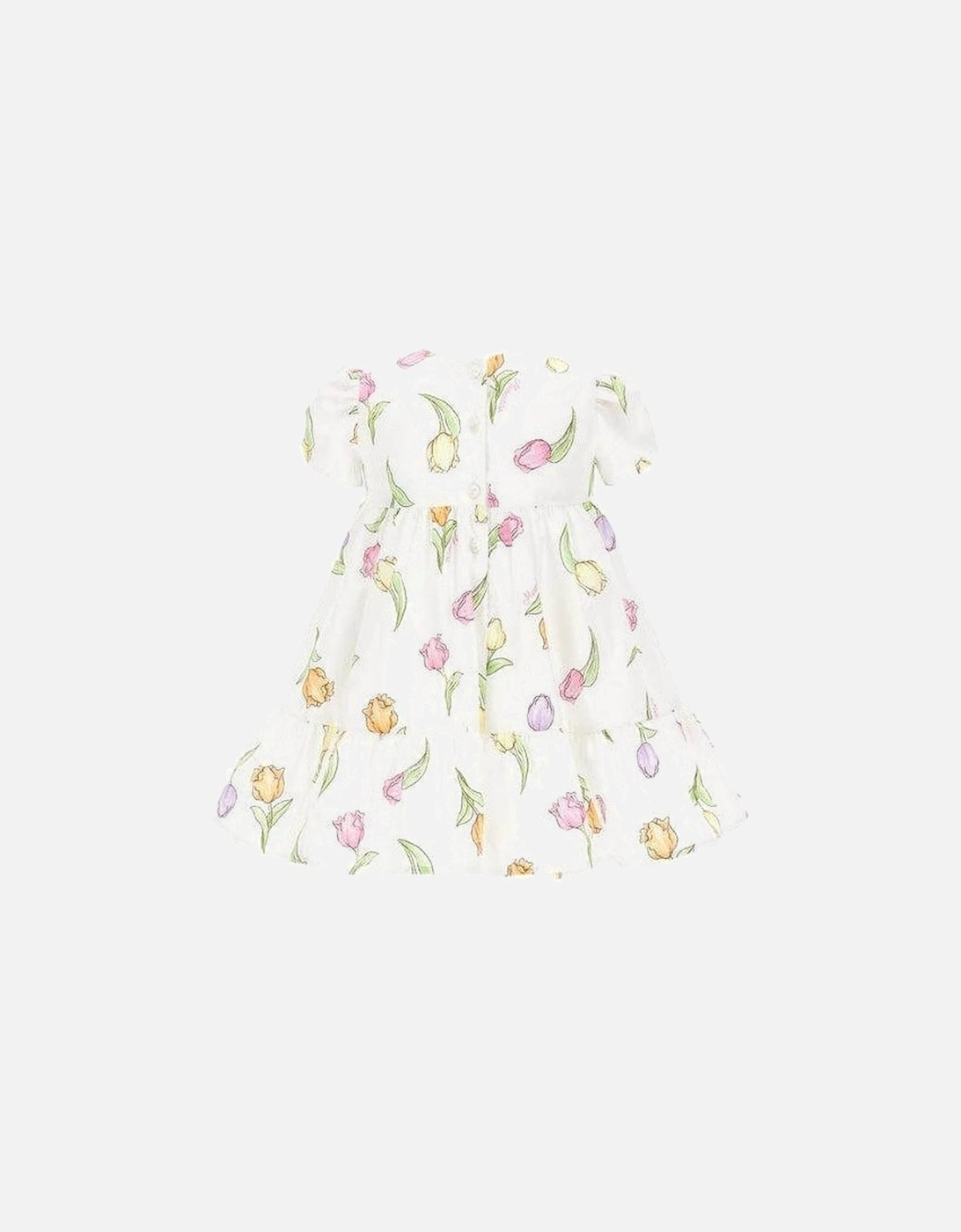 Baby Girls White Tulip Dress