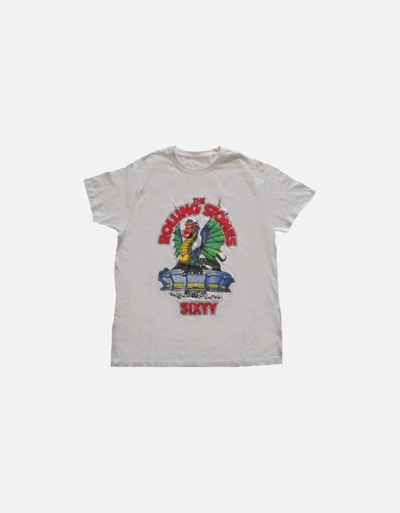 Unisex Adult Sixty Stadium Dragon Cotton T-Shirt