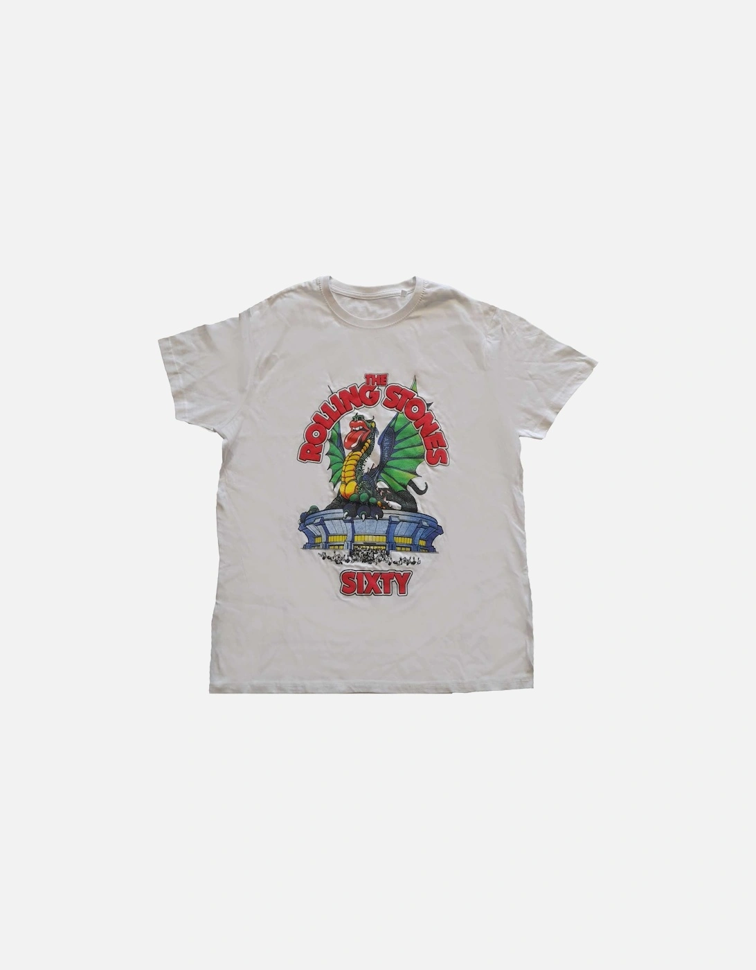 Unisex Adult Sixty Stadium Dragon Cotton T-Shirt, 5 of 4