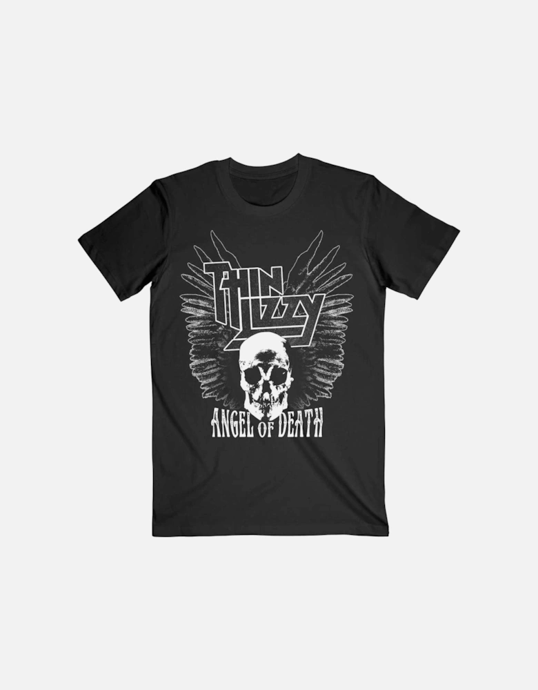 Unisex Adult Angel of Death Back Print Cotton T-Shirt