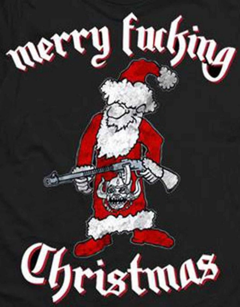Unisex Adult Merry Effing Christmas Cotton T-Shirt