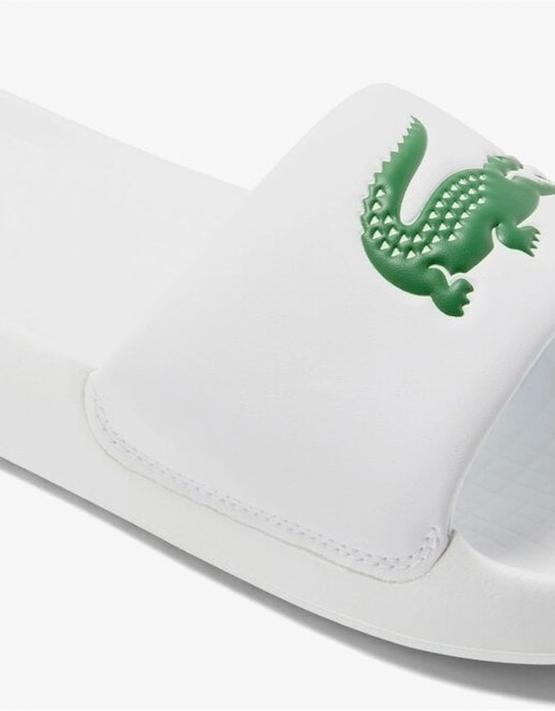 Women's White Croco 1.0 Sliders