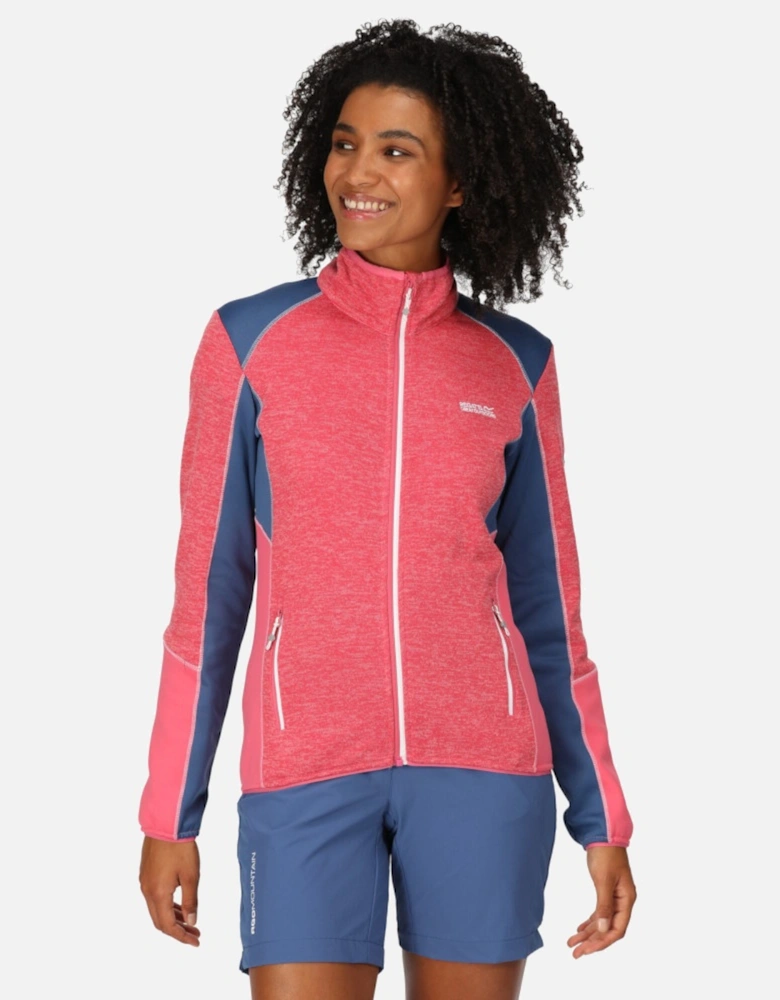 Womens Lindalla V Breathable Full Zip Fleece Jacket