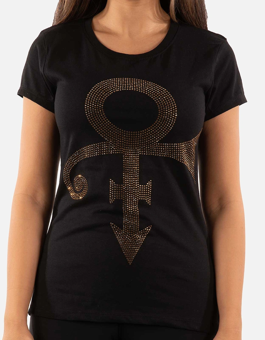 Womens/Ladies Symbol Embellished T-Shirt, 4 of 3