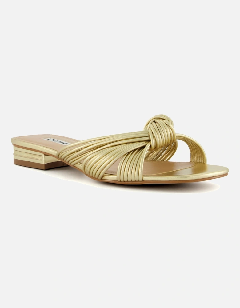 Ladies Leyla - Knot-Detail Slider Sandals
