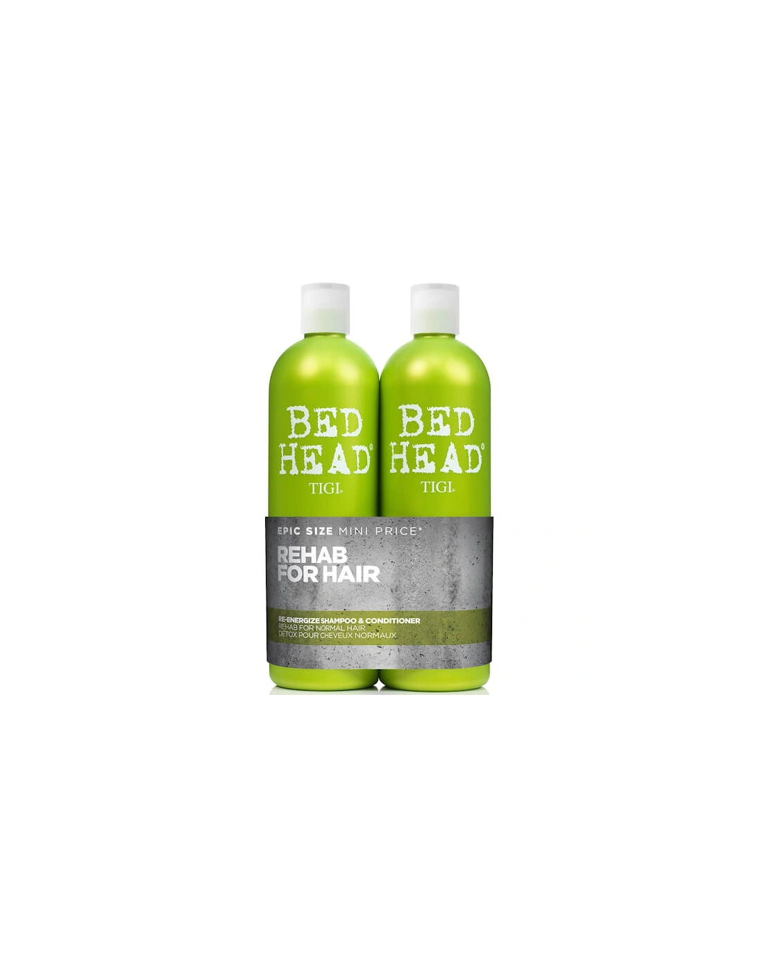 Bed Head Urban Antidotes Re-energize Daily Shampoo and Conditioner for Normal Hair 2 x 750ml, 2 of 1