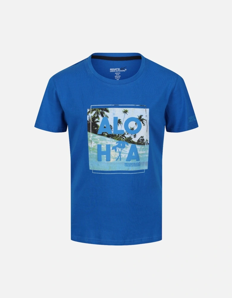Boys Bosley V Coolweave Cotton Jersey T Shirt