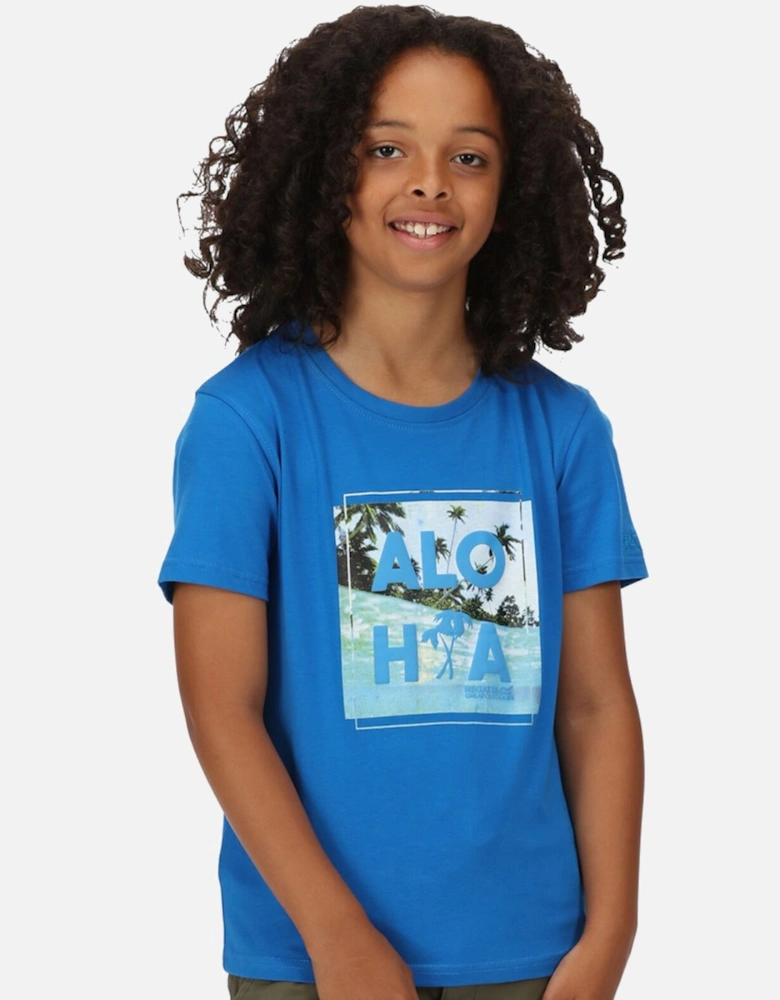 Boys Bosley V Coolweave Cotton Jersey T Shirt