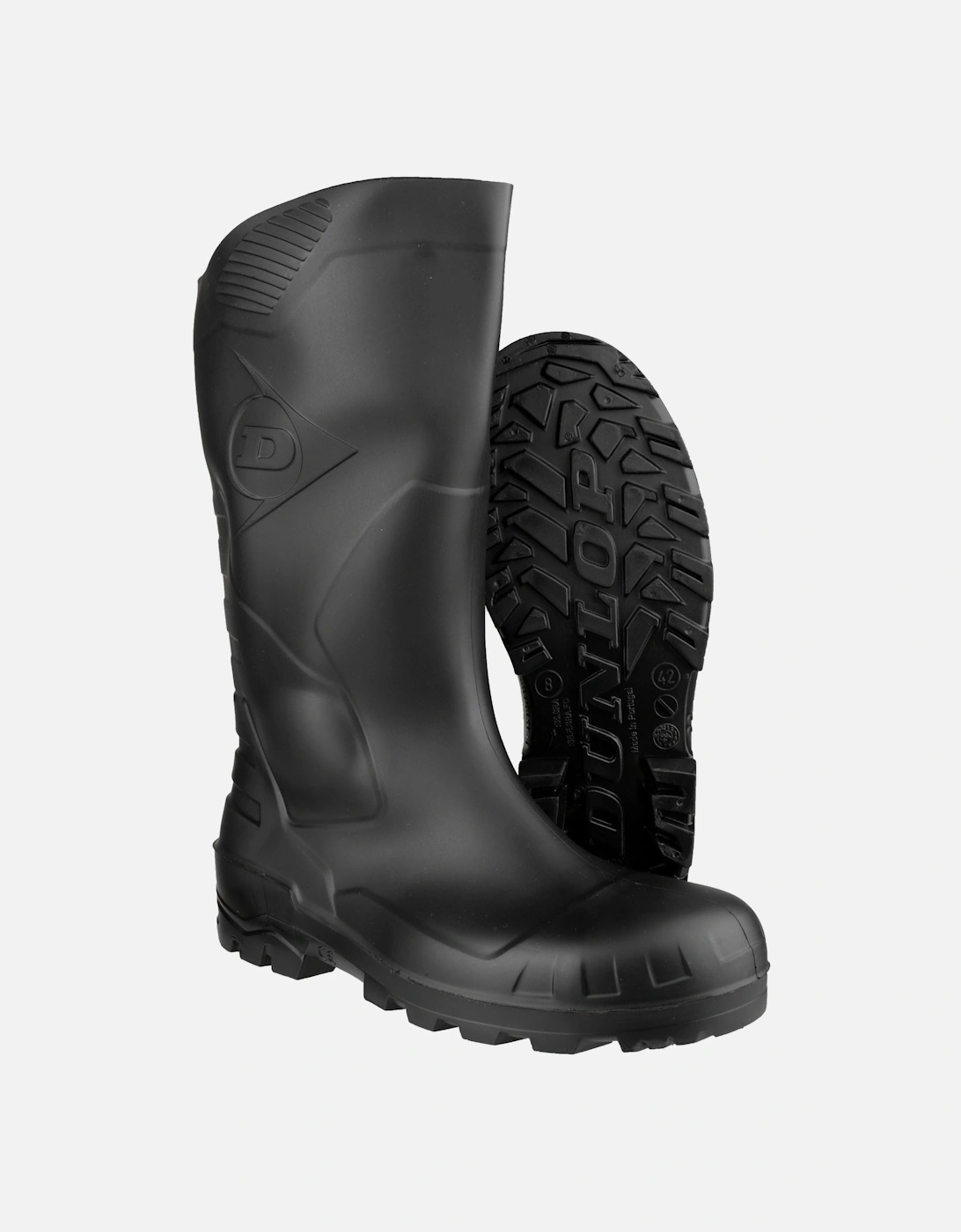 Devon Unisex Black Safety Wellington Boots