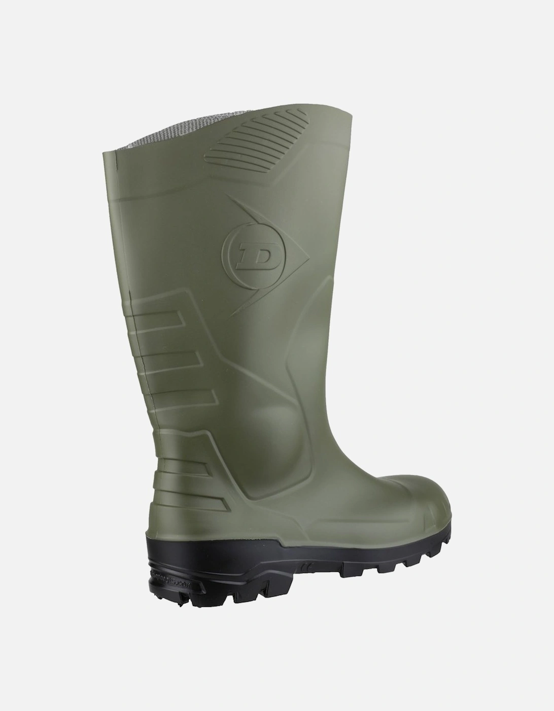 Devon Unisex Green Safety Wellington Boots