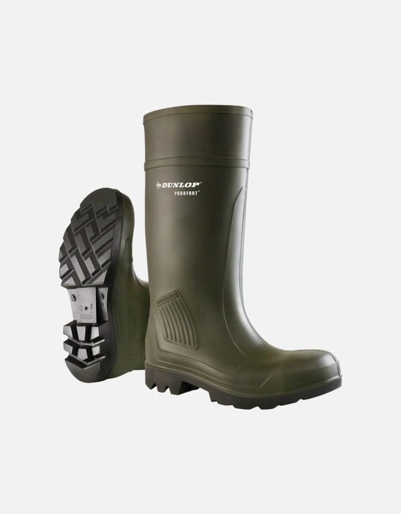 D460933 Purofort PRO Non-Safety / Mens Boots / Plain Rubber Wellingtons