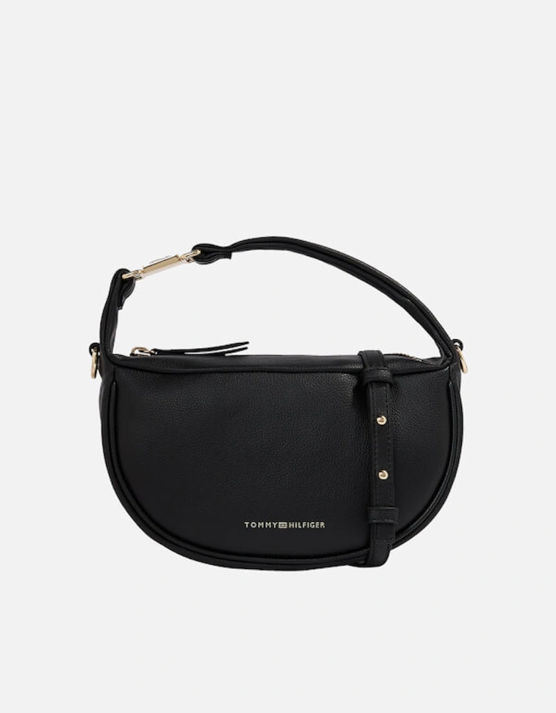Contemporary Faux Leather Crossbody Bag