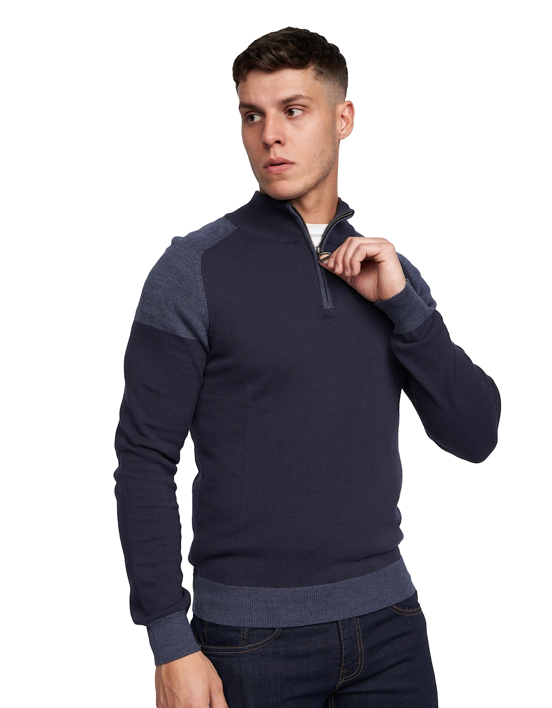 Duck and Cover Mens Deltas Knitted Jumper, 6 of 5