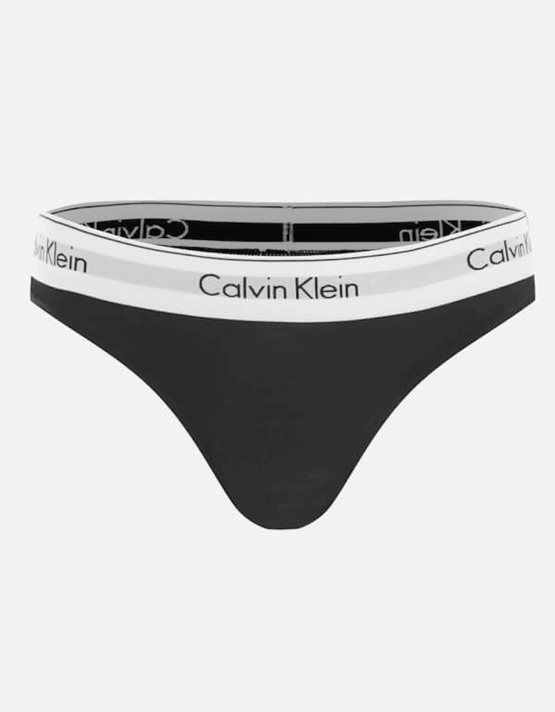 Women's Modern Cotton Bikini Briefs - Black