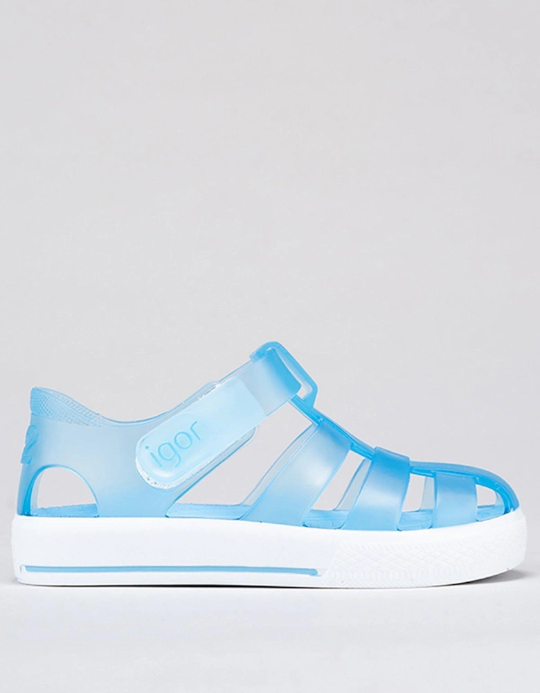 Star Jelly Sandal - Blue