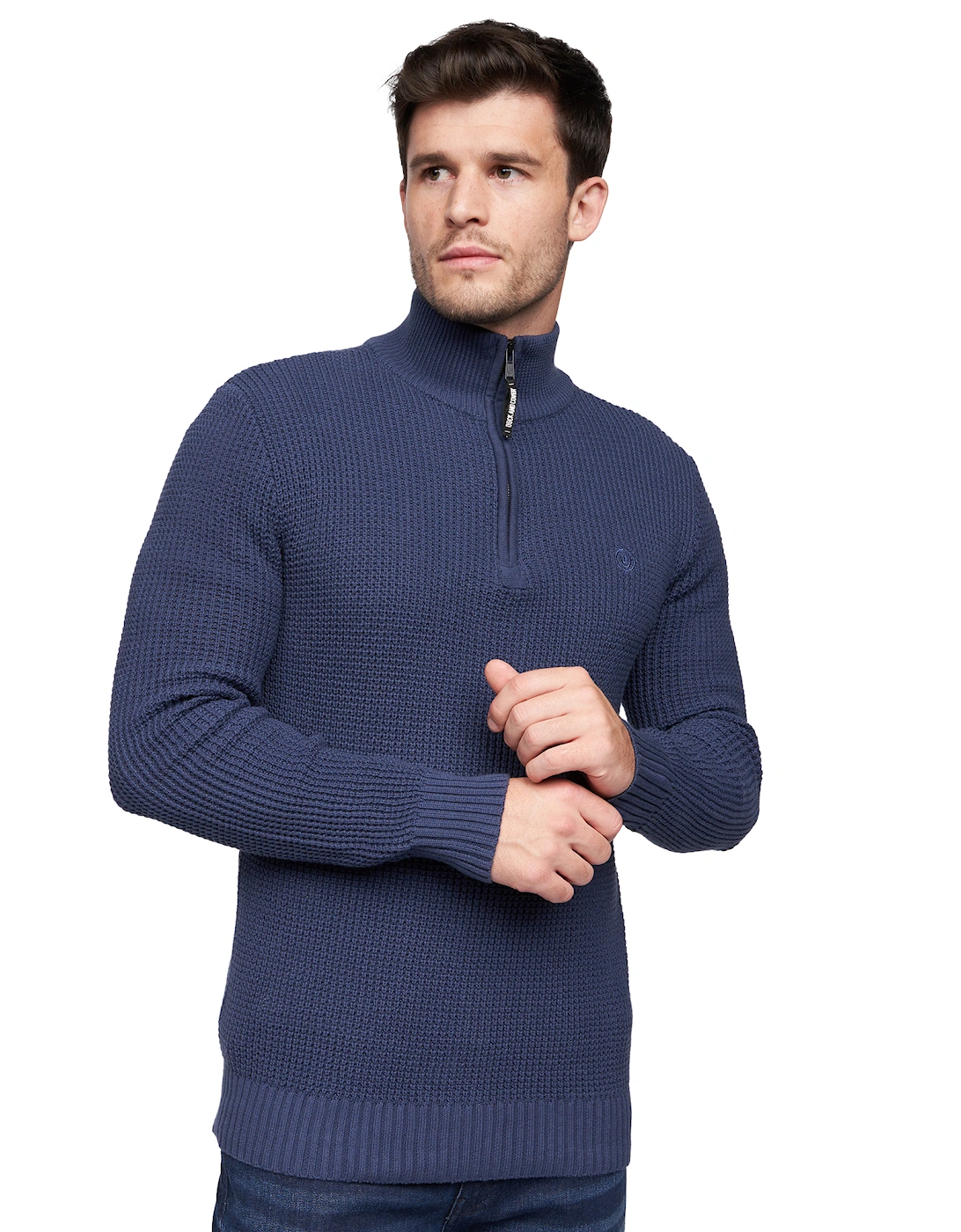 Duck and Cover Mens Firegards Knitted Jumper, 6 of 5