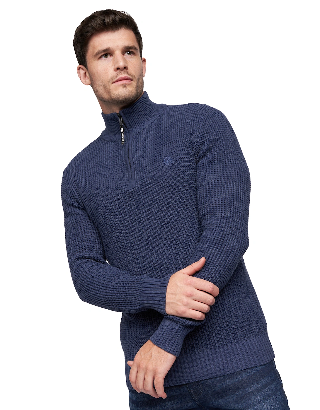 Duck and Cover Mens Firegards Knitted Jumper