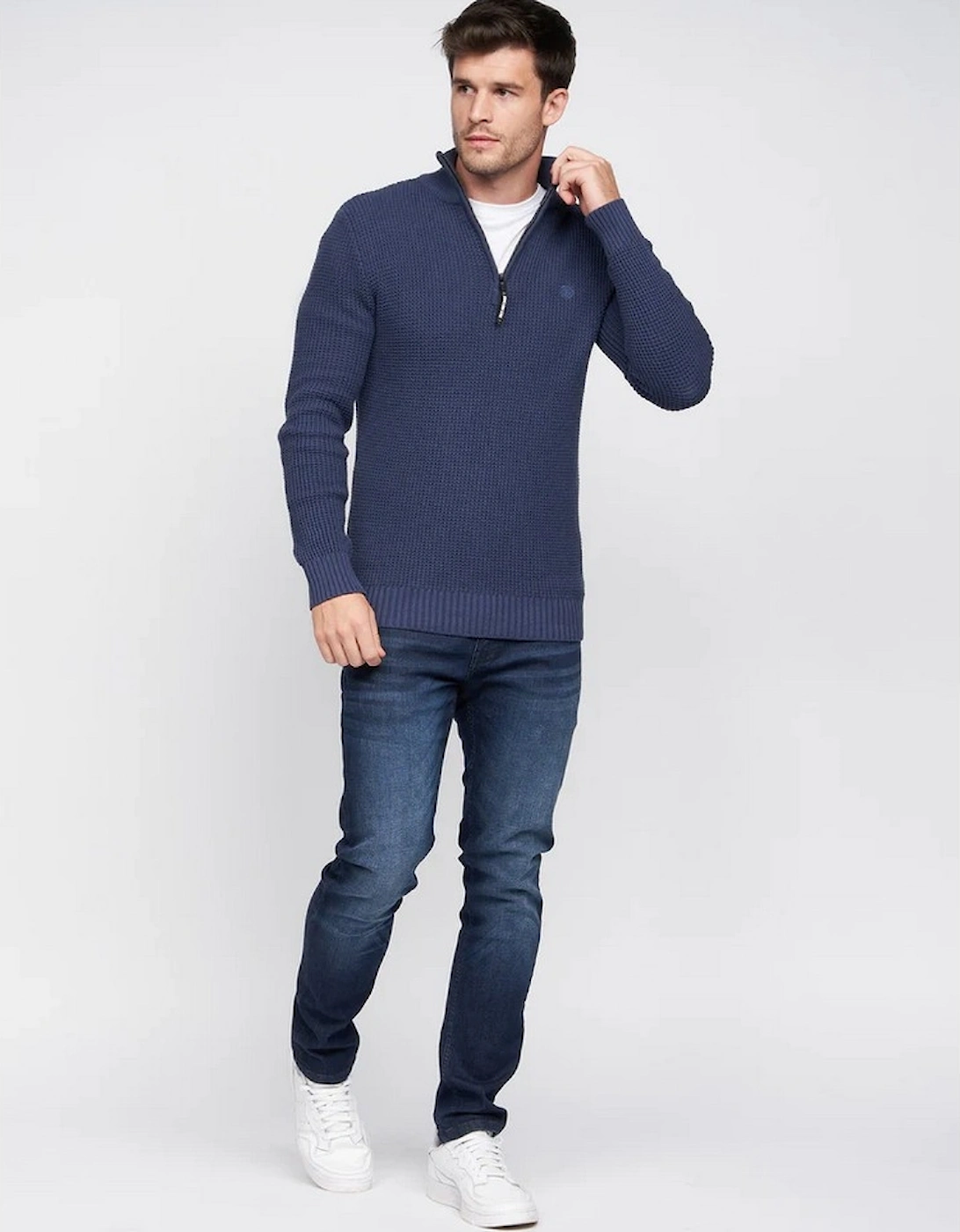 Duck and Cover Mens Firegards Knitted Jumper