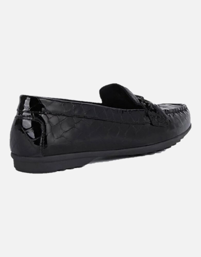 Womens/Ladies Elidia Leather Loafers