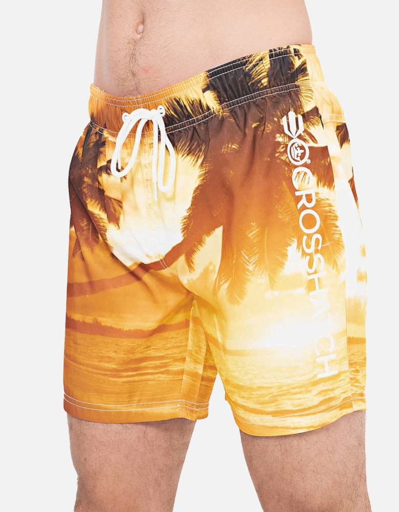 Mens Beach Dream Sunset Swim Shorts