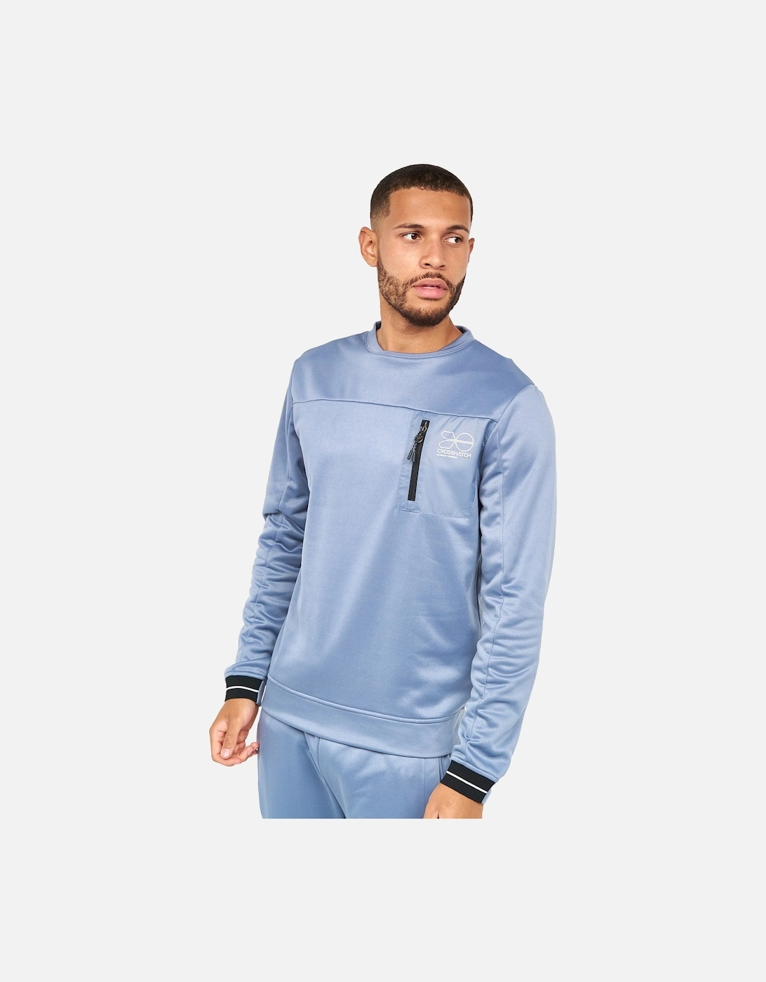 Mens Catmoore Crew Neck Track Top, 6 of 5