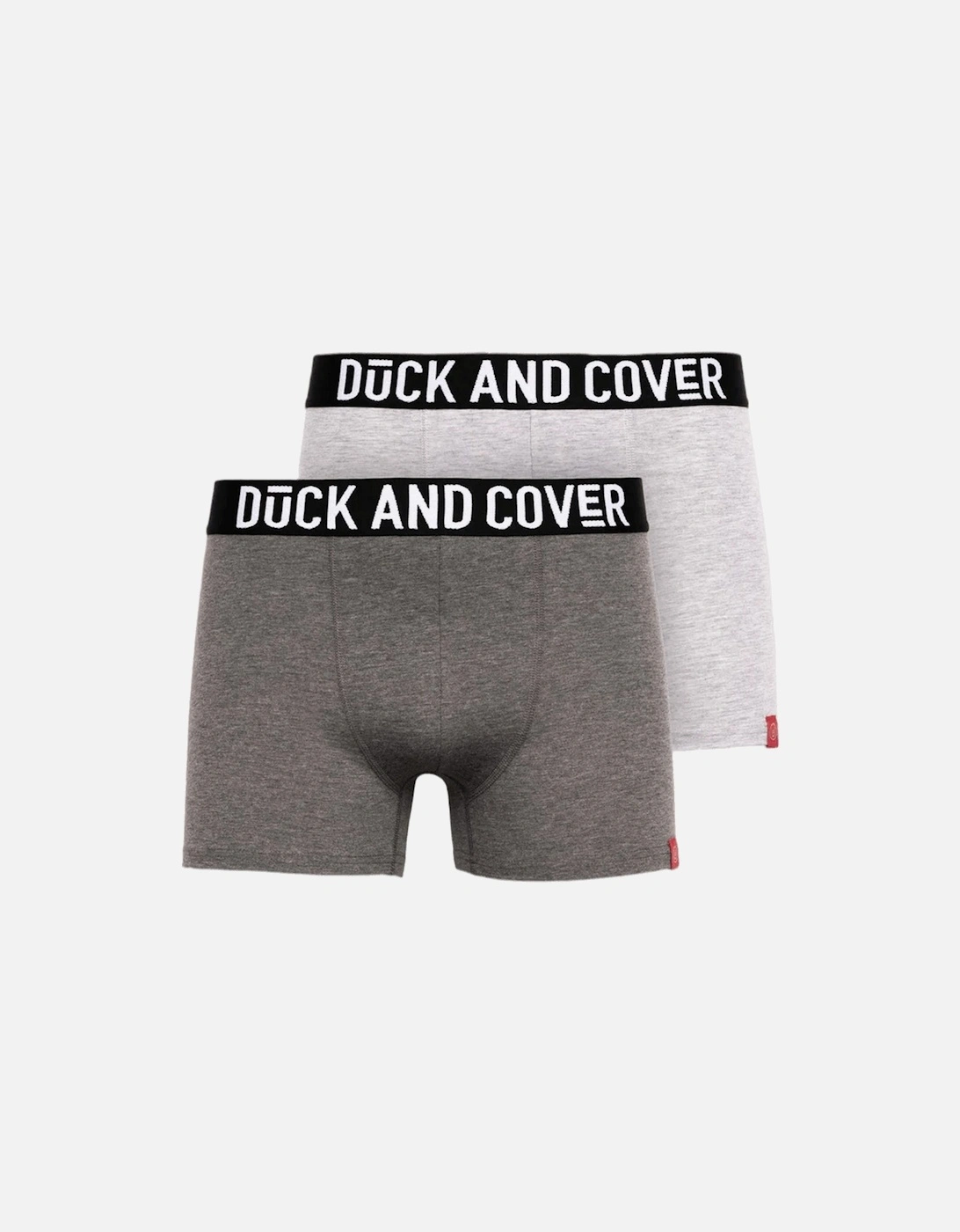 Duck and Cover Mens Darton Marl Boxer Shorts (Pack of 2), 5 of 4