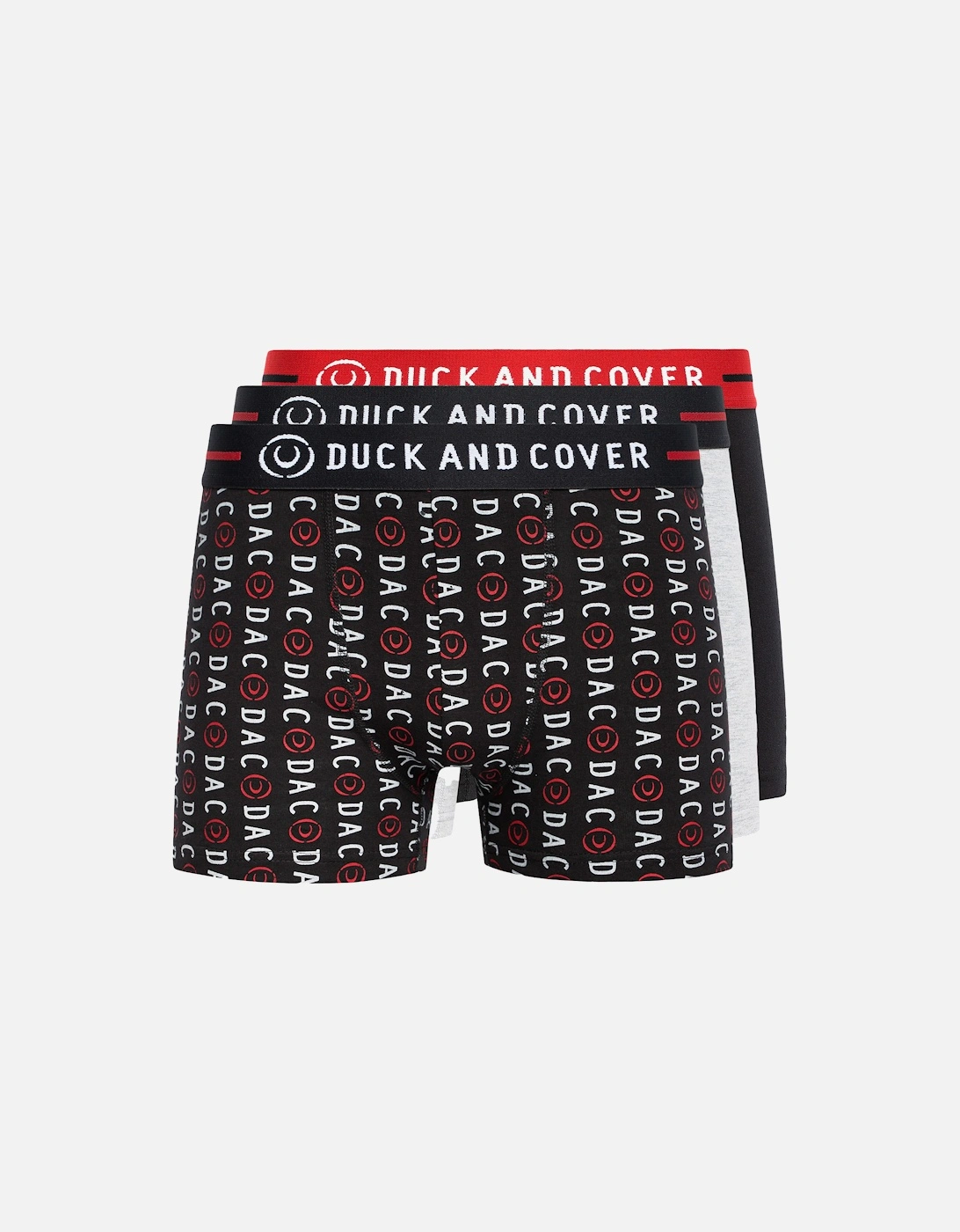 Duck and Cover Mens Stamper Boxer Shorts (Pack of 3), 6 of 5