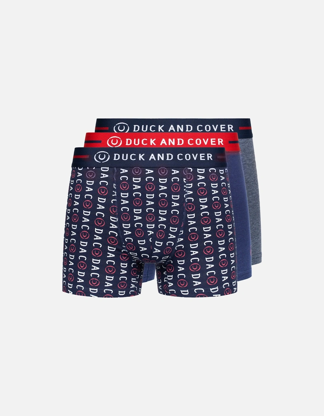 Duck and Cover Mens Stamper Boxer Shorts (Pack of 3), 5 of 4