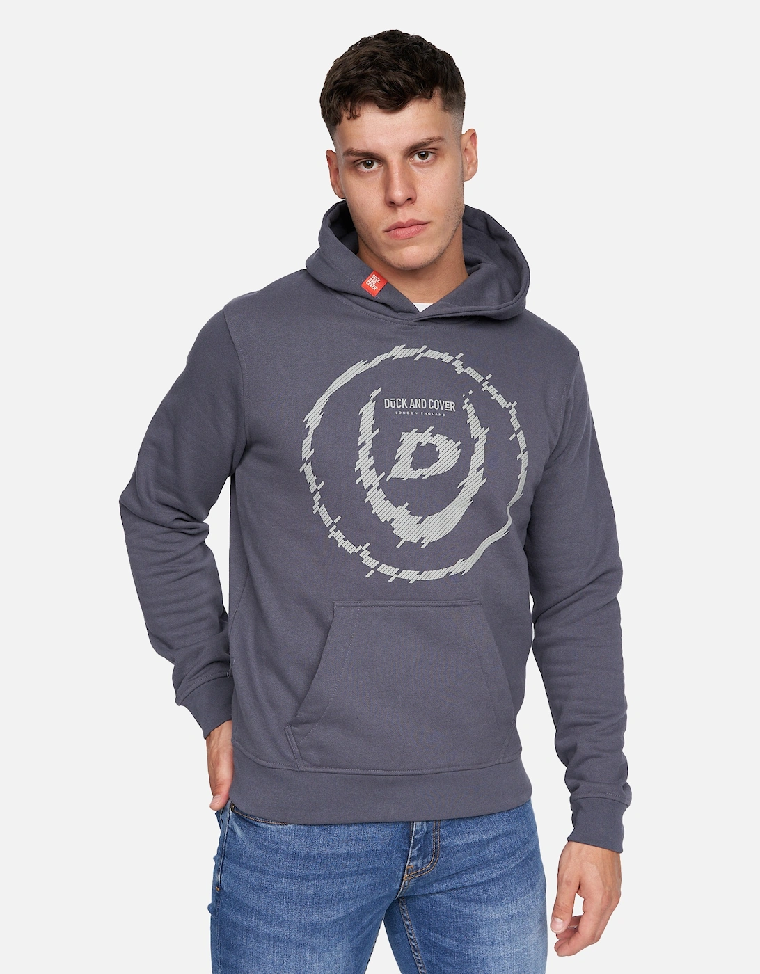 Duck and Cover Mens Spoures Hoodie, 6 of 5