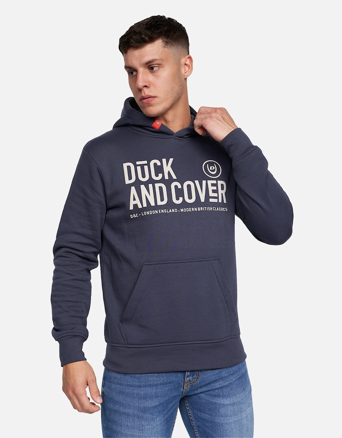 Duck and Cover Mens Hillman Hoodie, 6 of 5