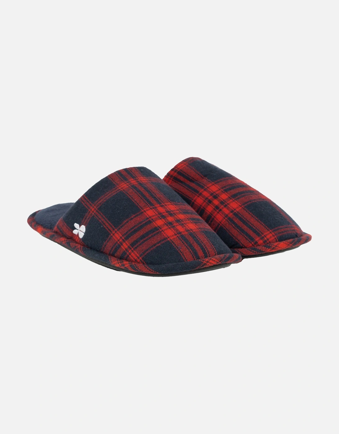 Mens Twostep Checked Slippers, 3 of 2