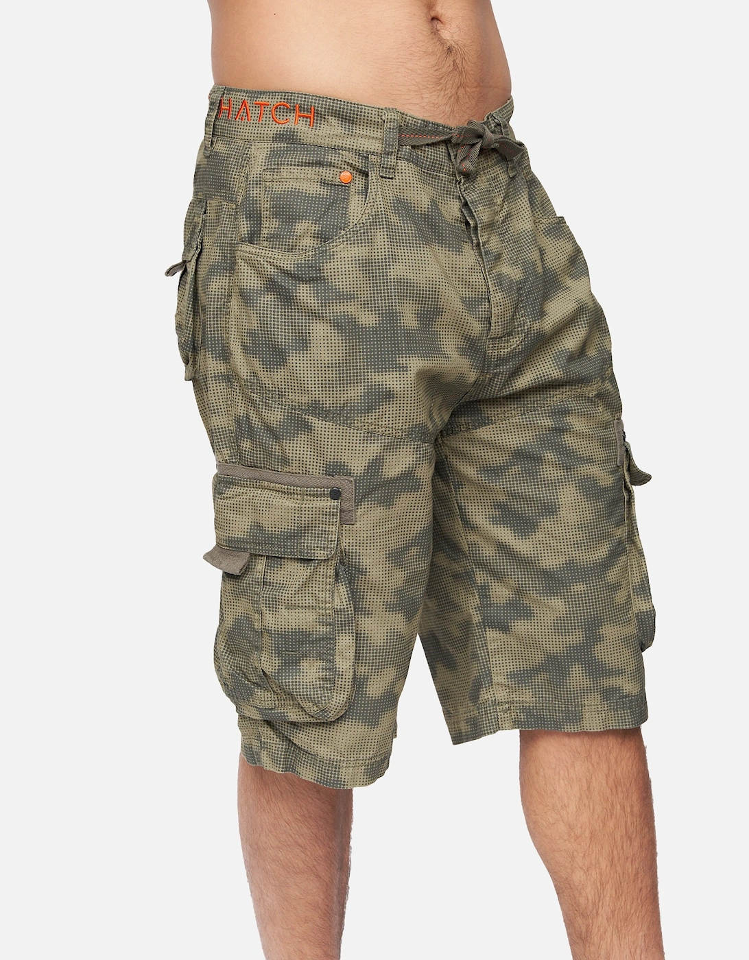 Mens Hanwhere Camo Cargo Shorts, 6 of 5