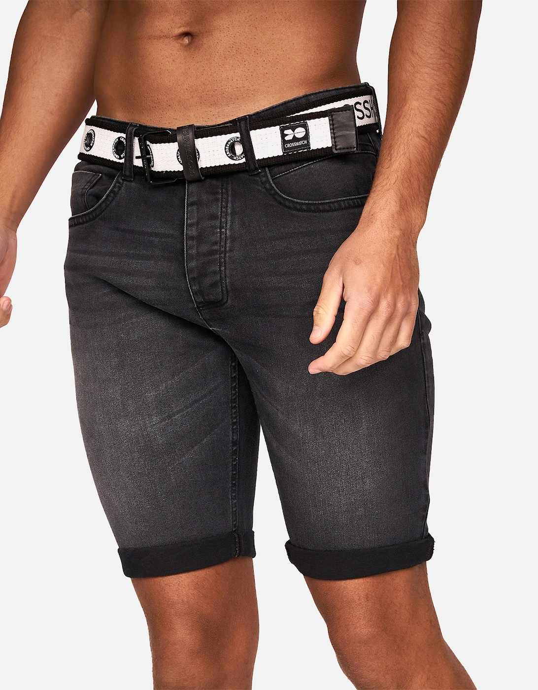 Mens Reestier Denim Shorts, 6 of 5