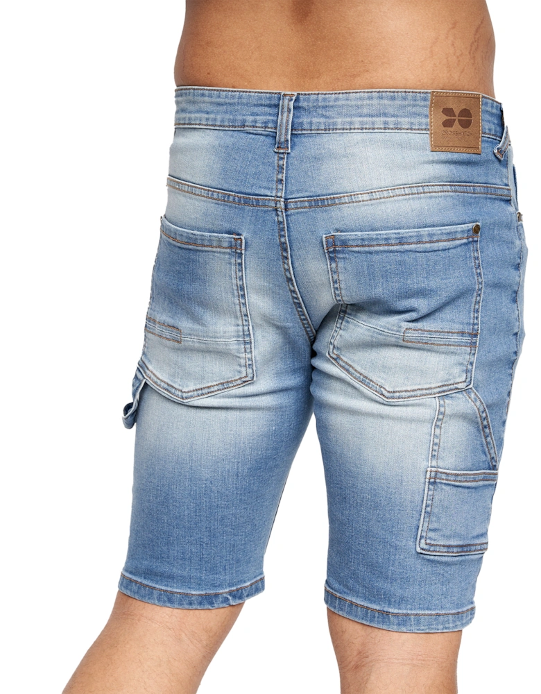 Mens Carpenter Denim Vintage Shorts