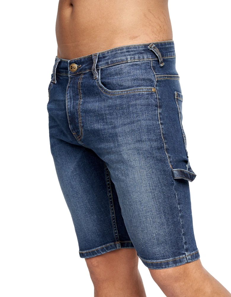 Mens Carpenter Denim Vintage Shorts