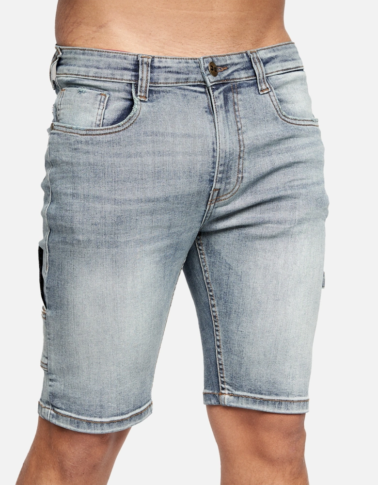 Mens Carpenter Denim Vintage Shorts