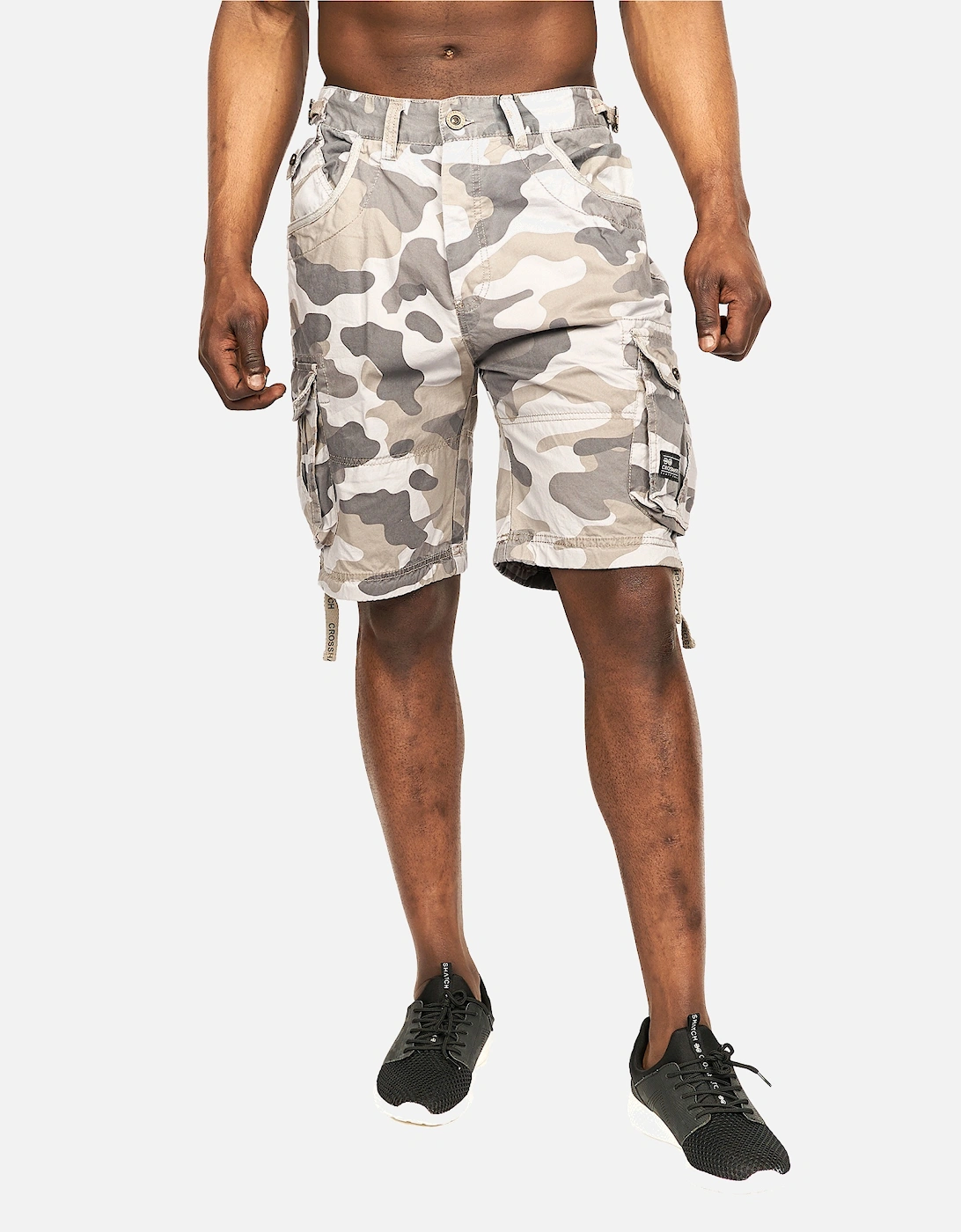 Mens Jimster Camo Cargo Shorts, 4 of 3