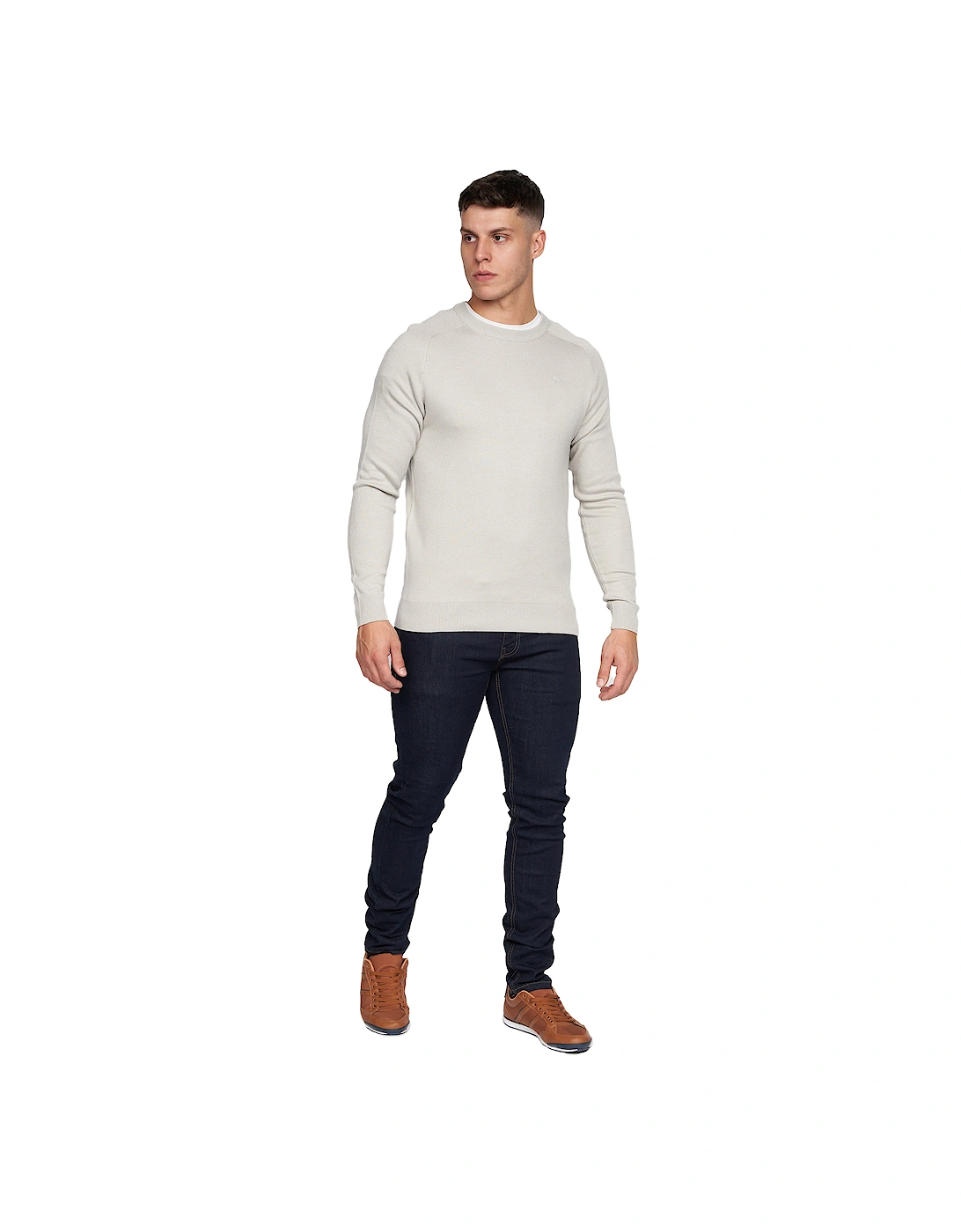 Duck and Cover Mens Mowab Knitted Sweatshirt