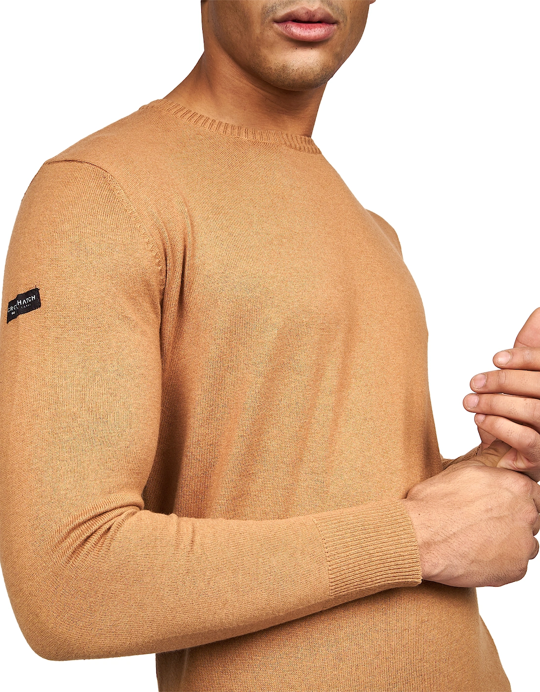 Mens Lempton Knitted Marl Jumper