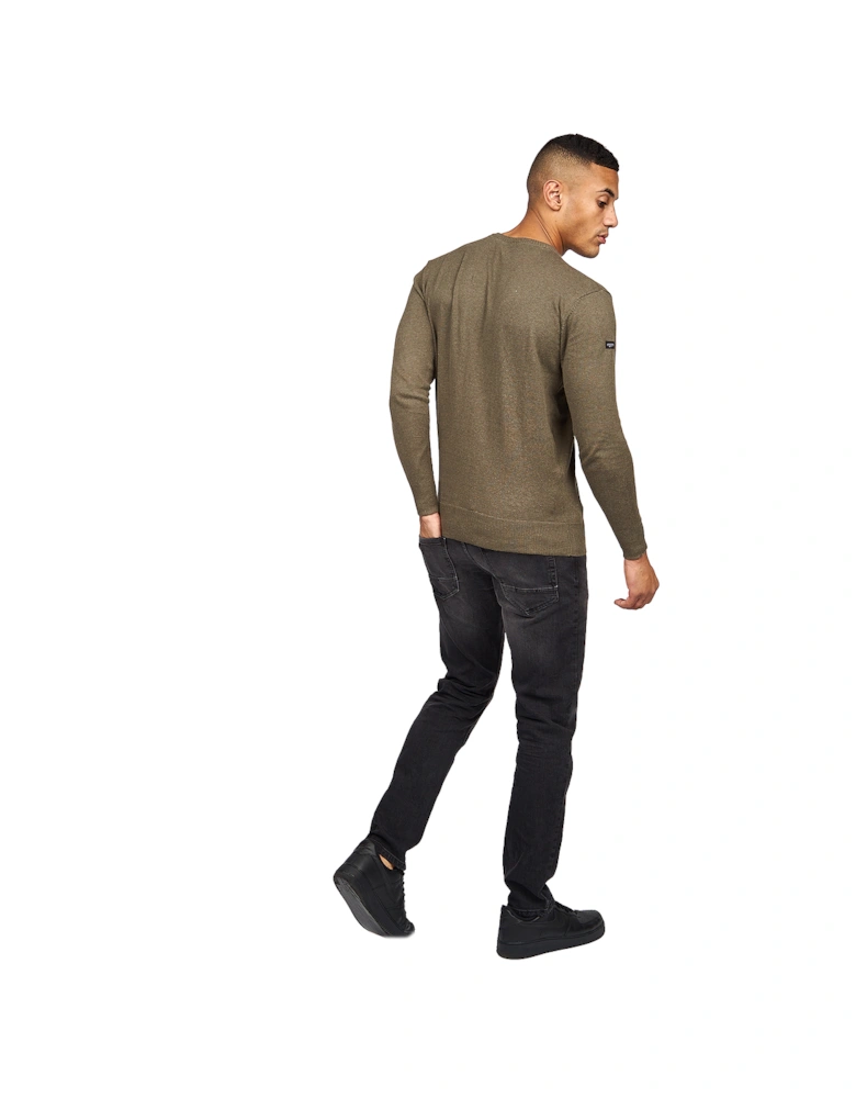 Mens Lempton Knitted Marl Jumper