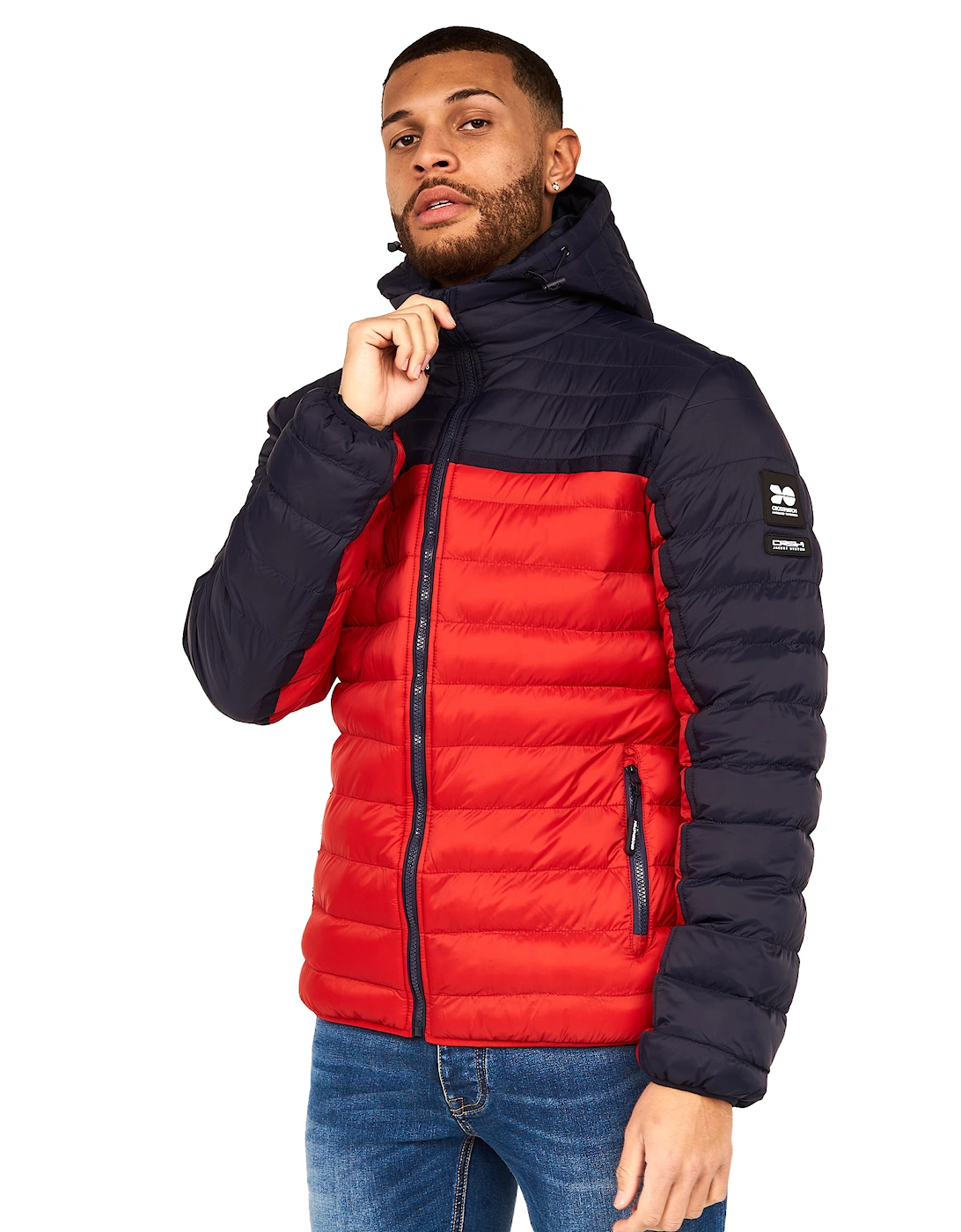 Mens Pymoore Contrast Panel Padded Jacket, 6 of 5