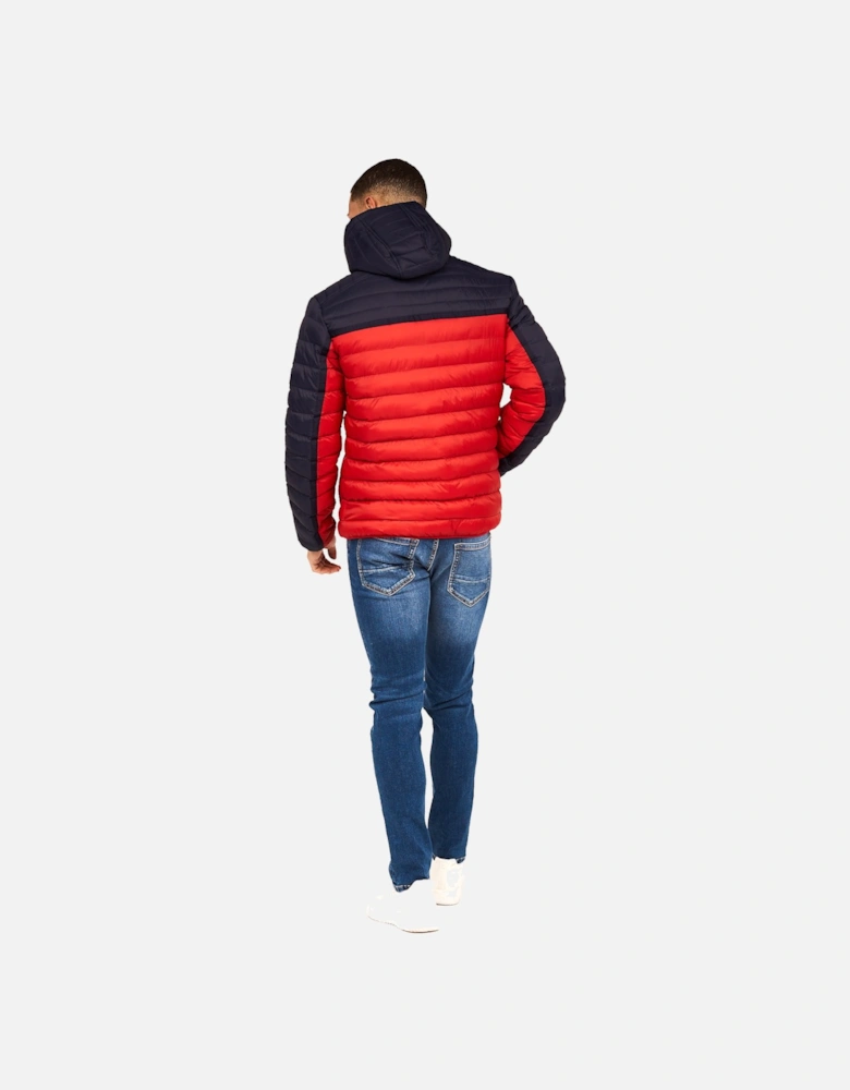 Mens Pymoore Contrast Panel Padded Jacket
