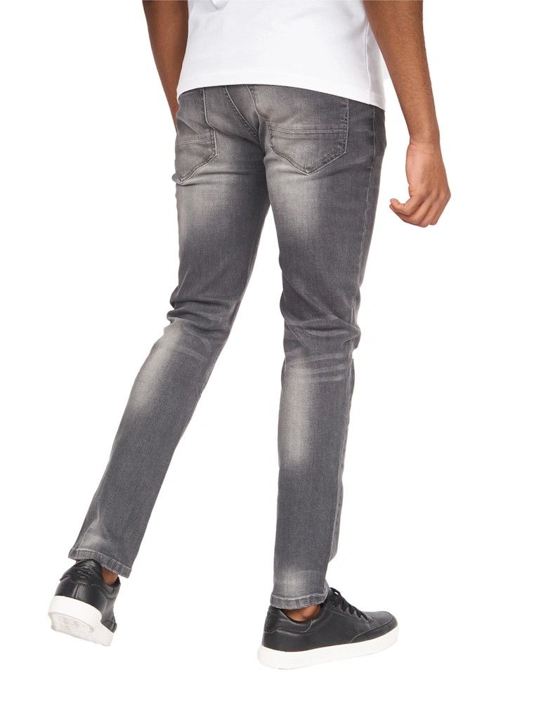 Money Mens Ape Ripped Slim Jeans